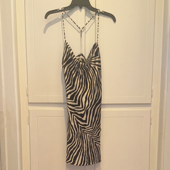 Zara Dresses & Skirts - Zara Black and White Strappy Mini Dress